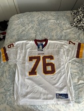 Vtg Reebok NFL Washington Redskins Jon Jansen 76 Jersey Mens XL White NWT 2008