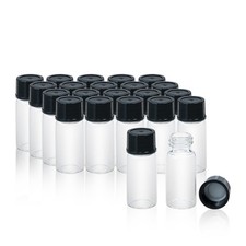 ALWSCI 10ML 1/3oz Clear Glass Vials, Small Liquid Sample Vial,22X52mm 10 ml...