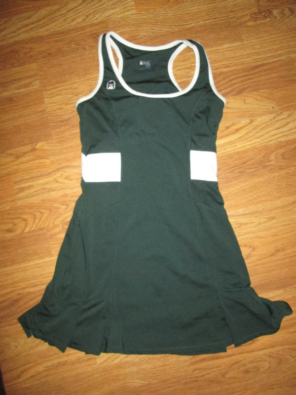 Womens DUC tennis dress w/ built in shorts and shelf bra XS