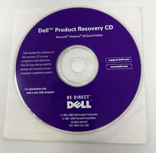 DELL Product Recovery CD  Microsoft 98 Second Edition CD Media