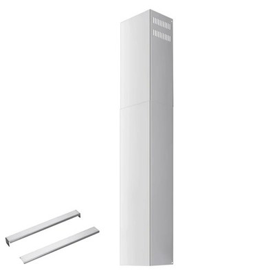 HTH HTHomeprod Stainless Steel Range Hood Chimney Extension 31.5-63 Inch Cover