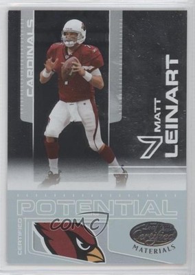 2007 Leaf Certified Materials Potential 765/1000 Matt Leinart #CP-13 7l6