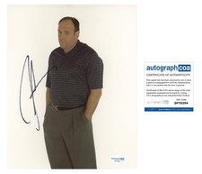 James Gandolfini "The Sopranos" AUTOGRAPH Signed 'Tony Soprano' 8x10 Photo ACOA