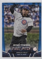 2024 Topps Series 2 2023 First Pitch Blue Myke Towers #FP-2 16ut