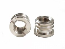 2PC Camera 1/4"-20 to 3/8"-16 Reducer Bushing Convert Screw Adapter for Tripod