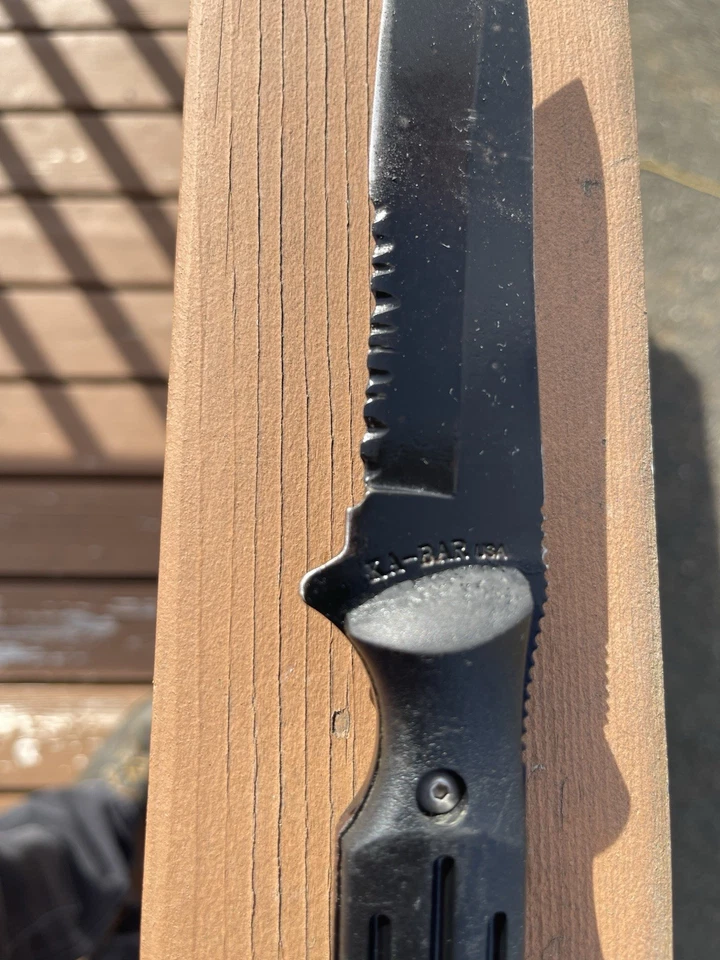 Ka-Bar-Tanto-4.5/8-#1462-Hard To Find-Nice Cond-Fixed Blade Knife-Made In (USA)! - Image 3 of 4