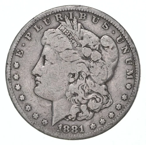VG/F 1881-S Morgan Silver Dollar (1 coin) *0898