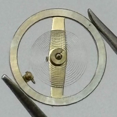 BFG 910 Balance Wheel Complete And Spring Renata 827 Watch Movement Parts NOS