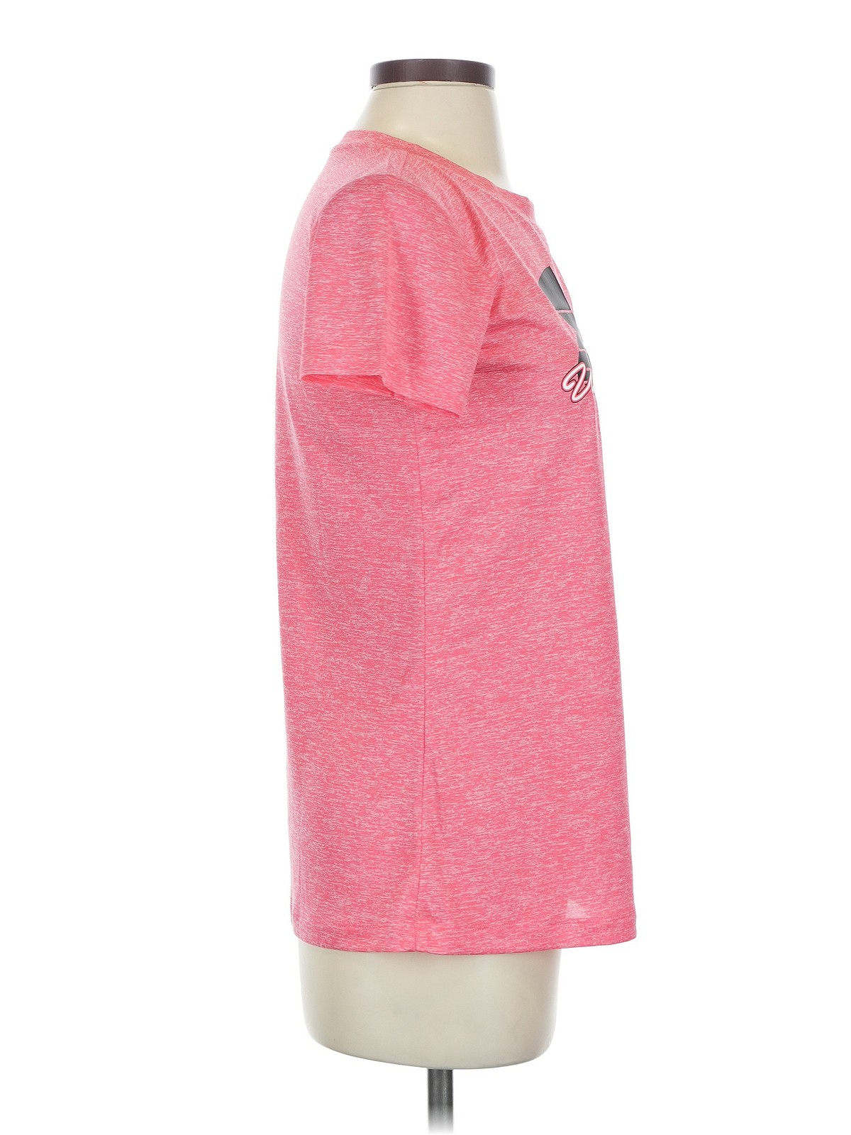 NWT Under Armour Women Pink Active T-Shirt XS thumbnail 3