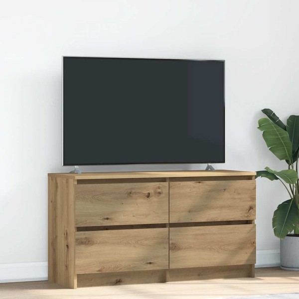 Tv-Schrank Artisan-Eiche 100X35X54 Cm Holzwerkstoff-image
