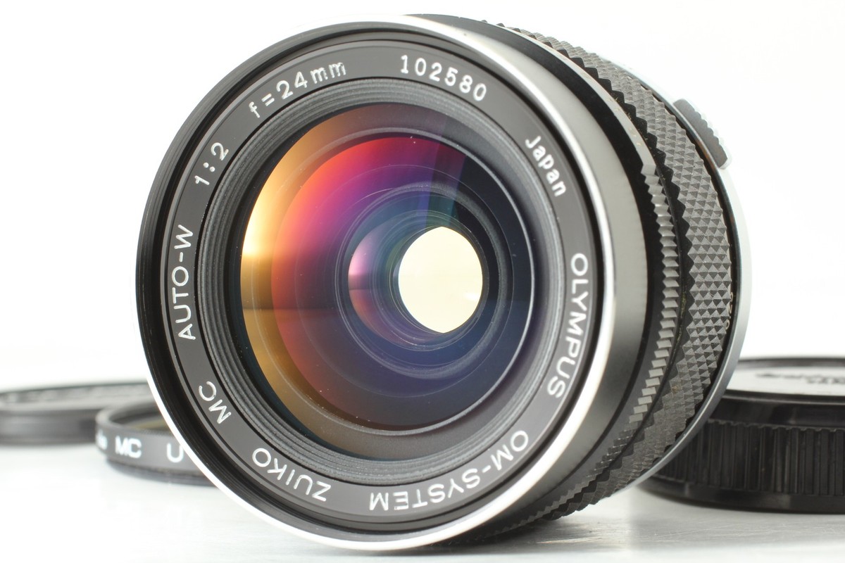 【レア】OLYMPUS OM ZUIKO AUTO-W 24mm F2.0 Exc+5] Olympus OM-SYSTEM Zuiko Auto-W 24mm f2 Wide ANgle MF Lens