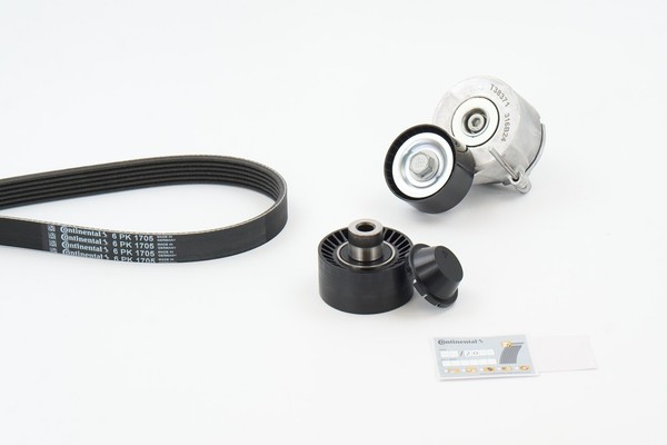 Continental Ctam Keilrippenriemensatz 6PK1705K2 FüR Fusion Ford Picasso 407 206-image