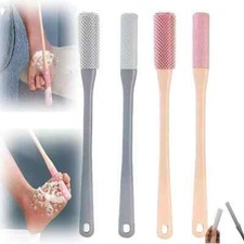 4Pcs Toe Gap Cleaning Brush Foot Scrubber in Shower Long Handle Silicone Brush
