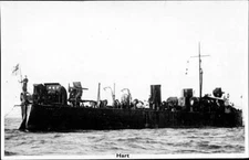 British Royal Navy Battleship Destroyer HMS Hart SHIPPING NAVAL OLD PHOTO