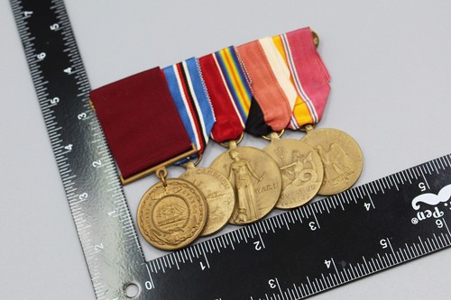 Medaglia 5 posti US Navy seconda guerra mondiale - Nominata e datata 1945. YMU1079 - Foto 8 di 8