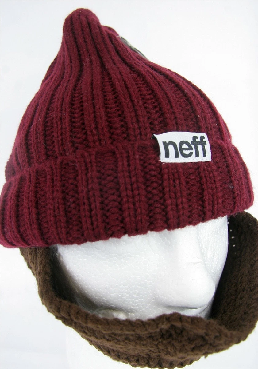 Maroon cheap neff beanie