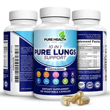 10 in 1 Lung Detox & Cleanse for Smokers Quit Smoking Aid All-Natural Detox for