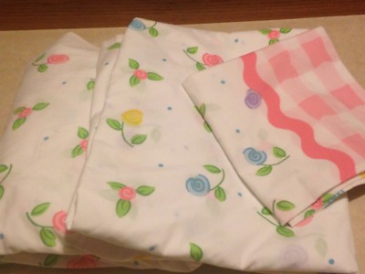 Vintage 1999 Dan River Olive Kids Twin Sheets Pillowcase set