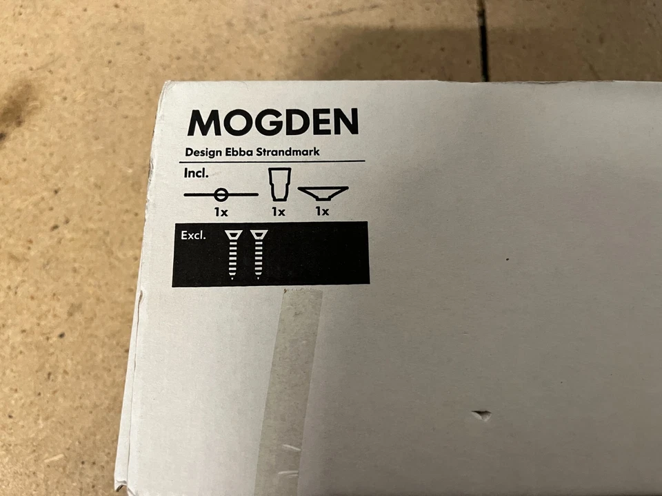 IKEA Mogden 601.976.40 Raro Barra Jabón Soporte Cepillo de Dientes Taza Nuevo, Caja Abierta C49 Foto 3 de 4