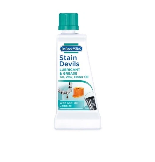 Dr Beckmann Stain Devils Removes Lubricant & Grease. Tar, Wax, Motor Oil  50ml