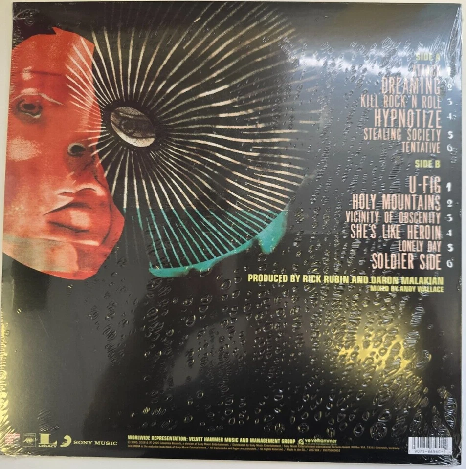 System Of A Down -Hypnotize LP Album vinyl record 2018 reissue nu metal Foto 3 de 4