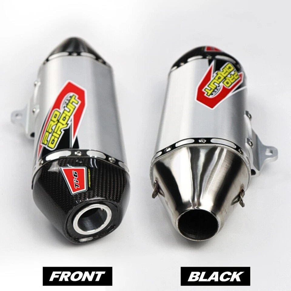 FULL SYSTEM EXHAUST MUFFLER RACING CARBON PIPE FIT FOR KAWASAKI KLX140 KLX140 L - Изображение 3 из 4