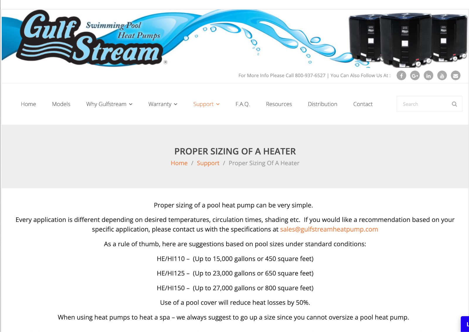 HE125RA Gulfstream Pool heater eBay