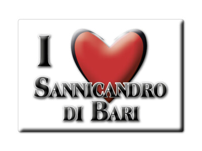 Magnet Sannicandro Di Bari (BA) - Puglia Fridge Magnet Souvenir Italy