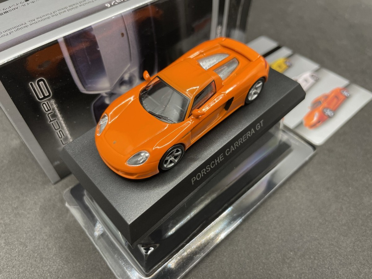Kyosho 1/64 Porsche collection6 Carrera GT Orange diecast model