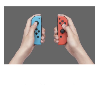 Nintendo Switch Console with Neon Blue & Red Joy-Con With Warranty