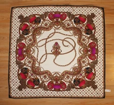 Adrienne Landau 100% Silk 36" Square Scarf #AL002