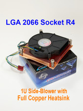 Evercool LGA 2066 1U Side-Blower CPU Cooler Full Copper Heatsink