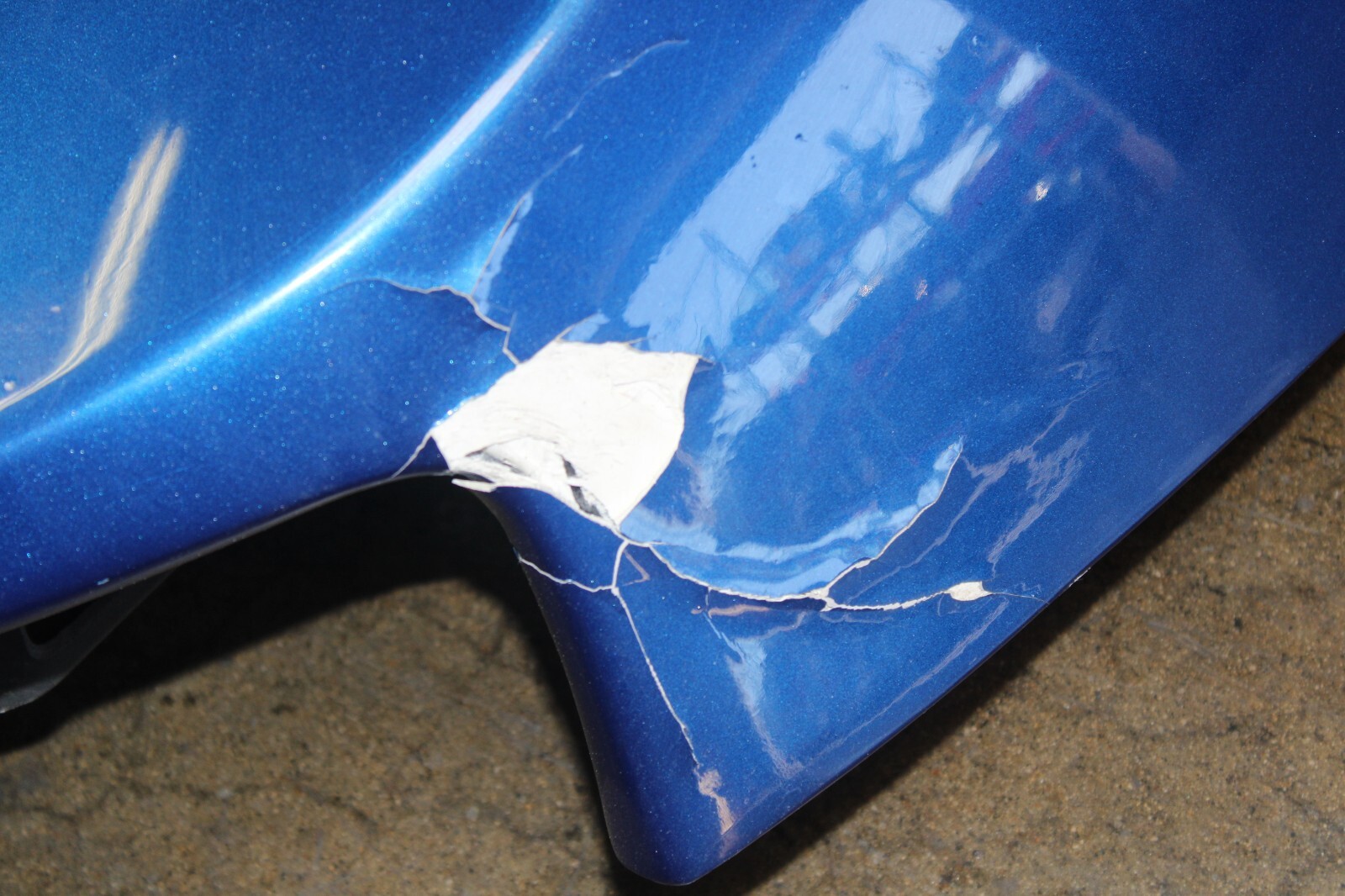 McLaren MP4-12C Spider, RH, Right, Quarter Panel, Blue, Dmg, Used