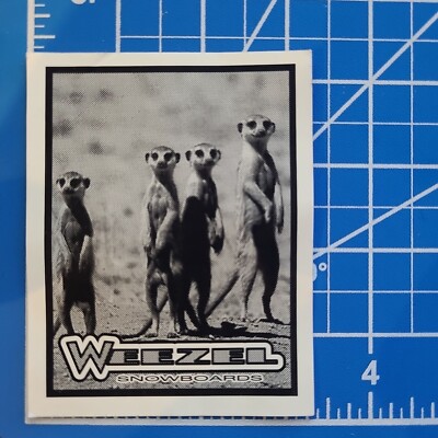 Weezel Snowboards  Sticker - Vintage 1990's Snowboarding. 