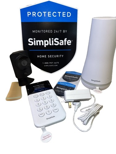Pack 2 Supports Mural Rotation 360° Pour Caméra SimpliSafe Extérieure - Neuf Aluminium