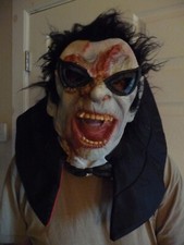 Dracula Vampire Latex Rubber Halloween Mask Costume
