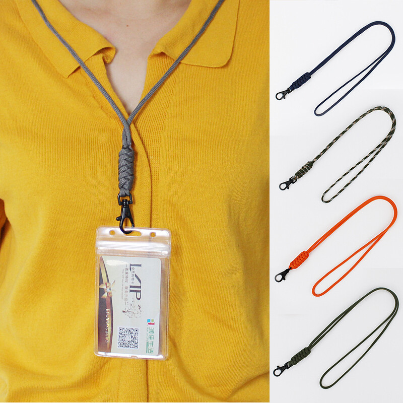 Retractable Card Holder Lanyard with Neck Strap  -image