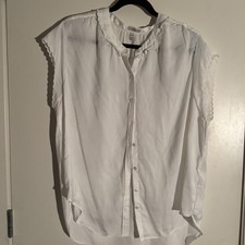 joie linen blouse XL