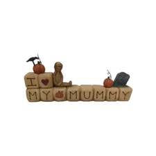 Suzi Skoglund Blossom Bucket Halloween Blocks Decoration I Love My Mummy