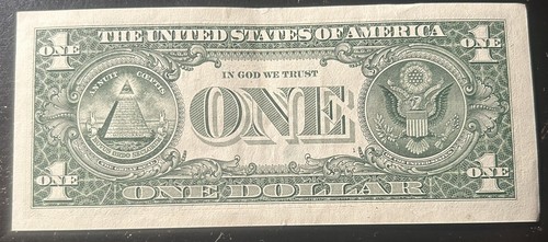 $1 *NEW* Alternator 4s Fancy Serial Number Note L46454542B *2021* - Picture 3 of 3