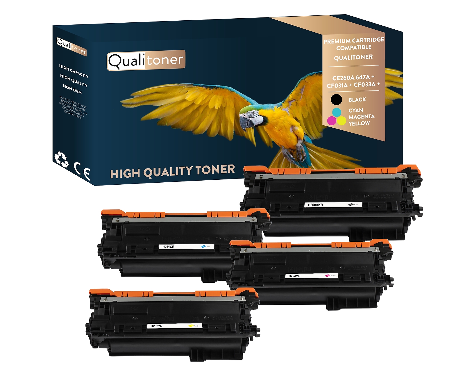 Toners HP 647A CE260A compatibles pour libérer l'impression des dossiers d'équipe