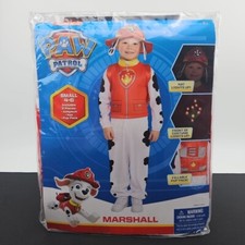 Nickelodeon Paw Patrol Marshall Light-Up Costume Small 4-6 New
