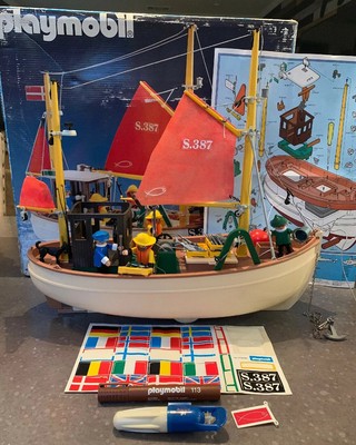 playmobil fishing boat