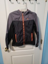 ZeroXposur Jacket Boys 14/16 Gray/Black/Orange Great Condition Full Zip
