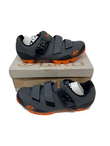 Giro Privateer R Cycling Shoes MTB 42 Men\'s US 9  Dark Shadow Flame Orange Giro Privateer R MTB Shoe Dark Shadow/Flame Orange main image 3