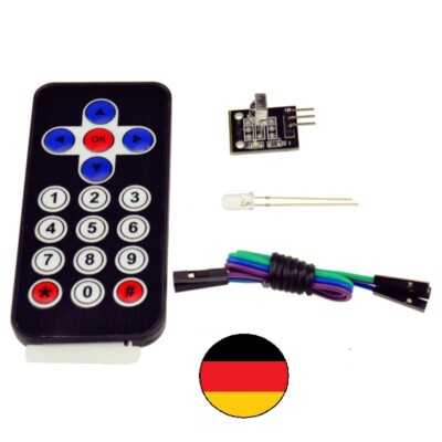 Infrarot-IR-Wireless Fernbedienung Set Remote Control geeignet für Arduino 
