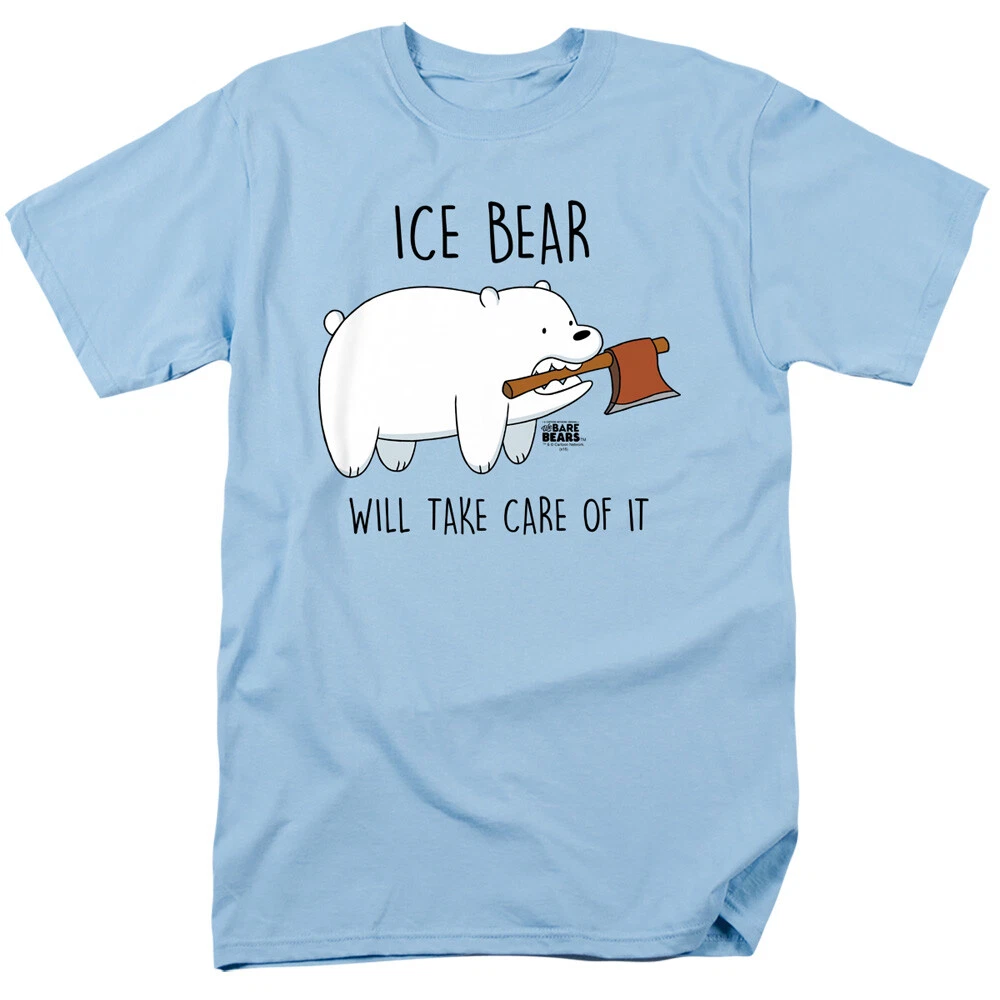 We Bare Bears Take Care Of It Licensed Adult T Shirt