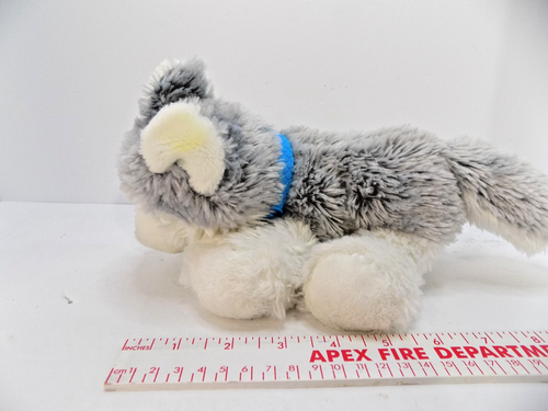 Ganz WEBKINZ HM120 HUSKY Dog White Gray Stuffed Plush Animal NO CODE Retired - Picture 2 of 4