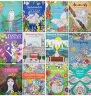 A4 ADULT TEENS ANTI-STRESS MIND RELAXING COLOURING BOOK BOOKS Colour Therapy