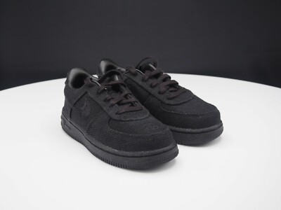 Nike x Stussy Air Force 1 Black DC8306-001 Toddler size 9C | eBay